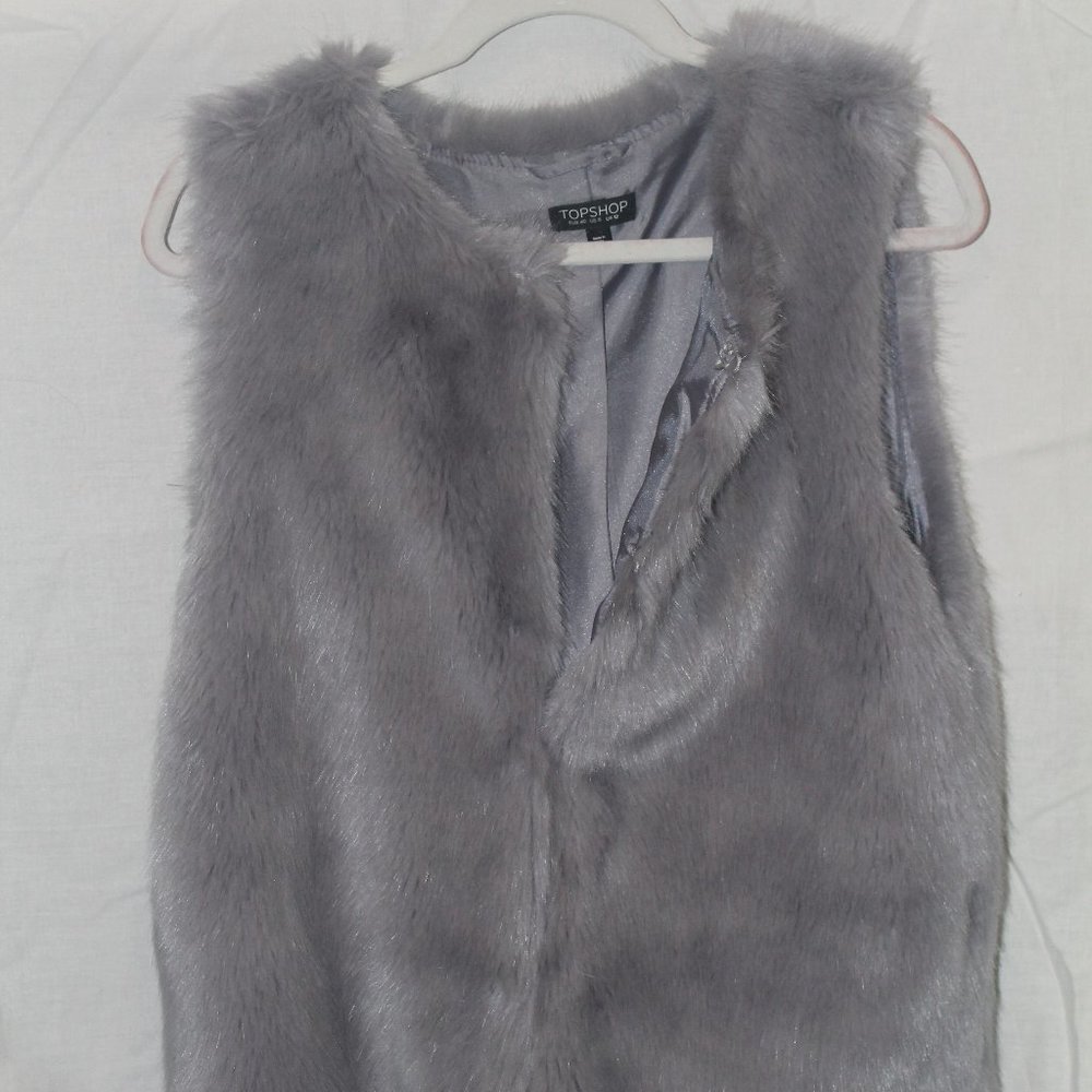 TopShop Faux Fur Vest